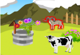 لعبة ترتيب الحيوانات فى المزرعة للبنات